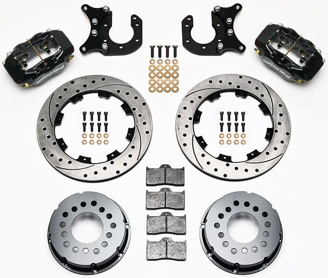 Wilwood Forged Dynalite Pro Series Rear Brake Kit Billet WB140-2118-BD