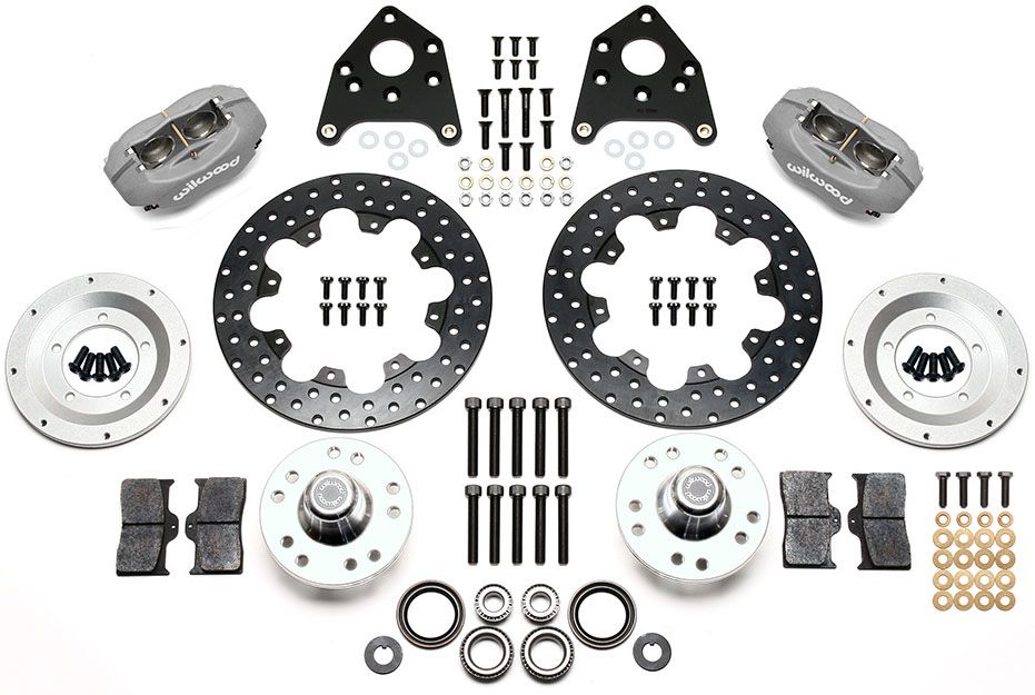 Wilwood Forged Dynalite Pro Series Front Brake Kit, Drilled WB140-4307-BD