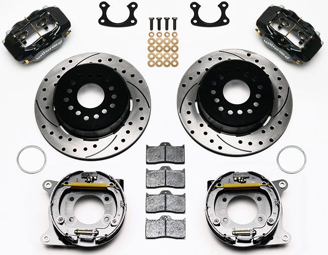 Wilwood Forged Dynalite Rear Parking Brake Kit Drilled WB140-7143-D