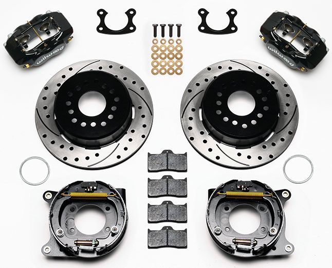 Wilwood Forged Dynalite Rear Parking Brake Kit Drilled WB140-9282-D