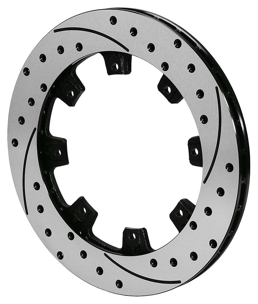 Wilwood SRP Drilled Rotor 12.19", R/H .810" Thick, 8 x 7.62" PCD WB160-7105-BK