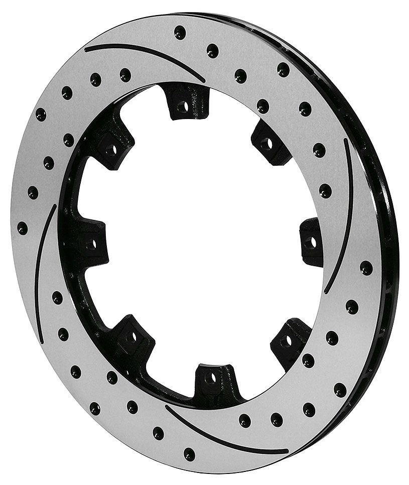 Wilwood SRP Drilled Rotor 12.19", L/H .810" Thick, 8 x 7.62" PCD WB160-7106-BK