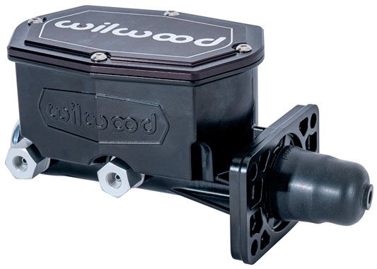 Wilwood Compact Tandem Master Cylinder, Mopar 4-Bolt, 1-1/8" Bore, No Pushrod WB260-1679