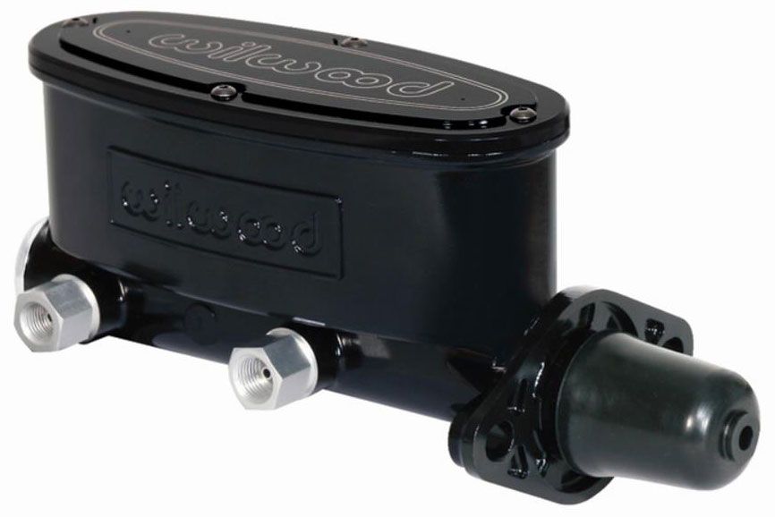 Wilwood 1" Aluminium Tandem Chamber Master Cylinder without Push Rod - Black WB260-8555-