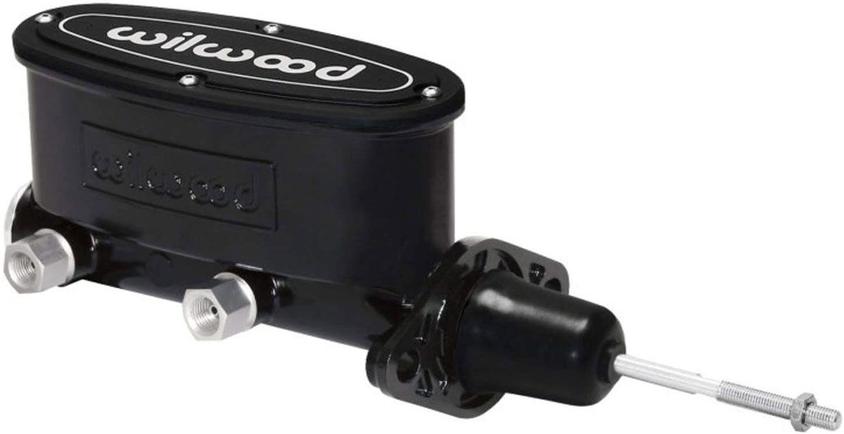 Wilwood 7/8" Aluminium Tandem Chamber Master Cylinder with Push Rod - Black WB260-9439-B