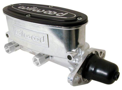 Wilwood 7/8" Aluminium Tandem Chamber Master Cylinder with Push Rod - Bright WB260-9439-