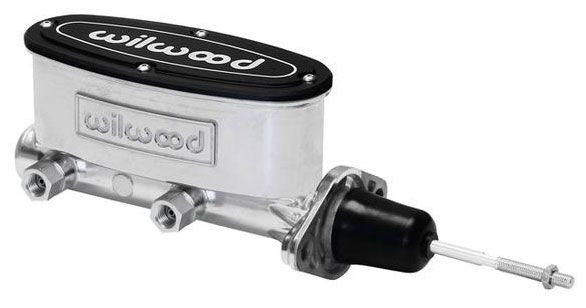 Wilwood 7/8" Aluminium Tandem Chamber Master Cylinder with Push Rod - Bright WB260-9439-