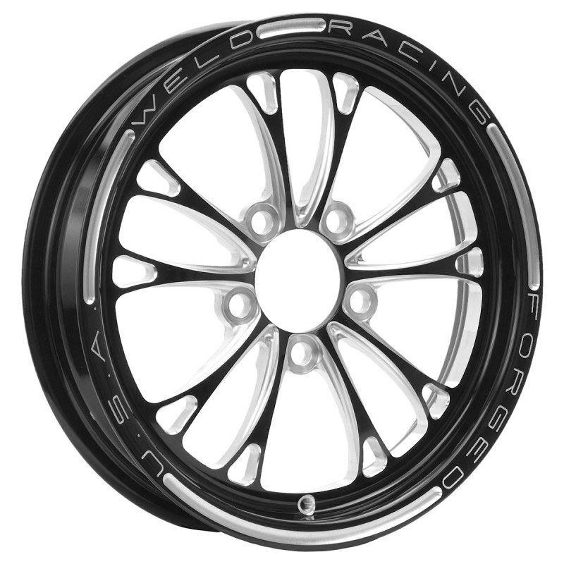 Weld Racing V-Series Drag Front Runner 1-Piece - Black WE784B-15272