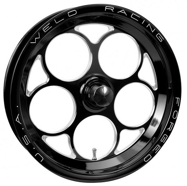 Weld Racing Magnum 2.0 Drag Front Runner 1-Piece - Black WE786B-15001