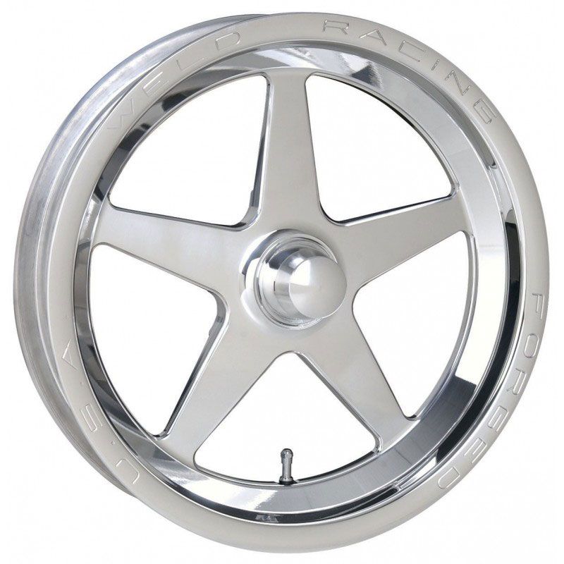 Weld Racing AlumaStar 2.0 1-Piece 15 x 3.5" Spindle Mount Wheel - Polished Finish WE788-1500