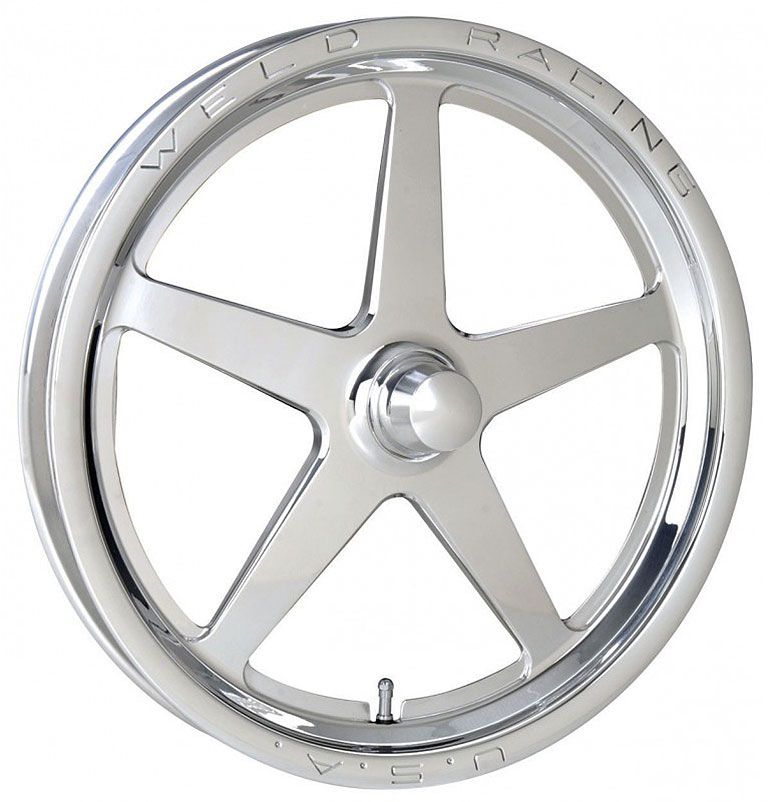 Weld Racing AlumaStar 2.0 1-Piece 17 x 2.125" Spindle Mount Wheel - Polished Finish WE788-17