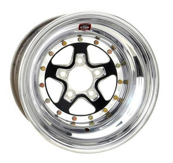 Weld Racing AlumaStar 2.0 15 x 8" Wheel - Black Center/Polished Outter Finish WE788B-508276