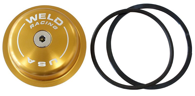 Weld Racing Hub Dust Cap - Gold WEC0323-OIL