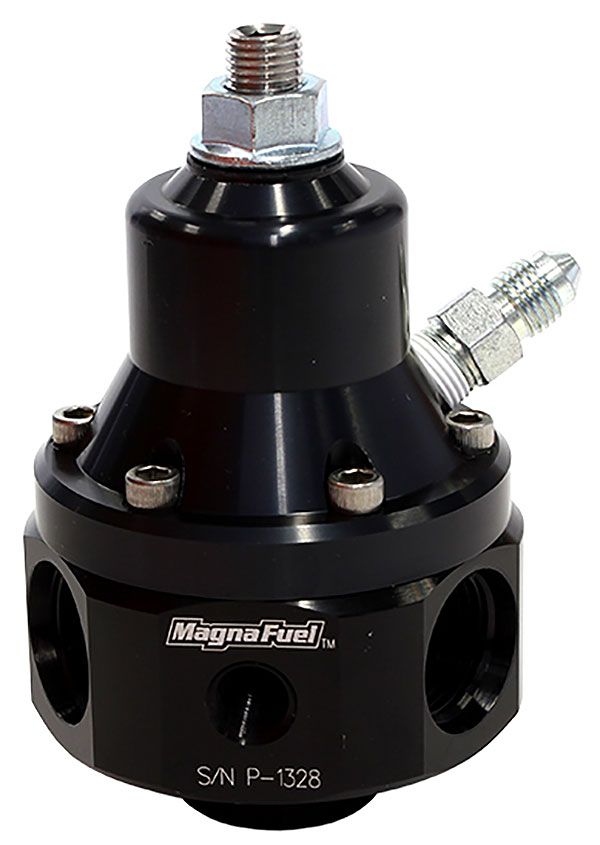 MagnaFuel Magnafuel Four-Port EFI Regulator w/ 1:1 Boost Reference, Black WIMP9940-B-BLK