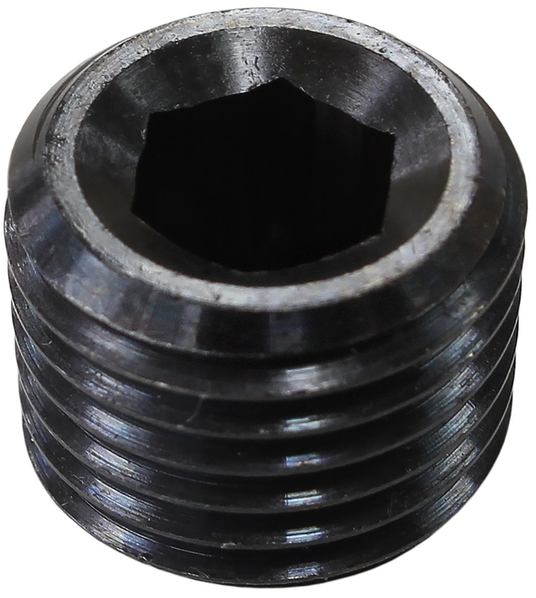 Aeroflow Performance 1/4" NPT Aeroflow Black Coated Steel Port Plug AF979-04BLK SR