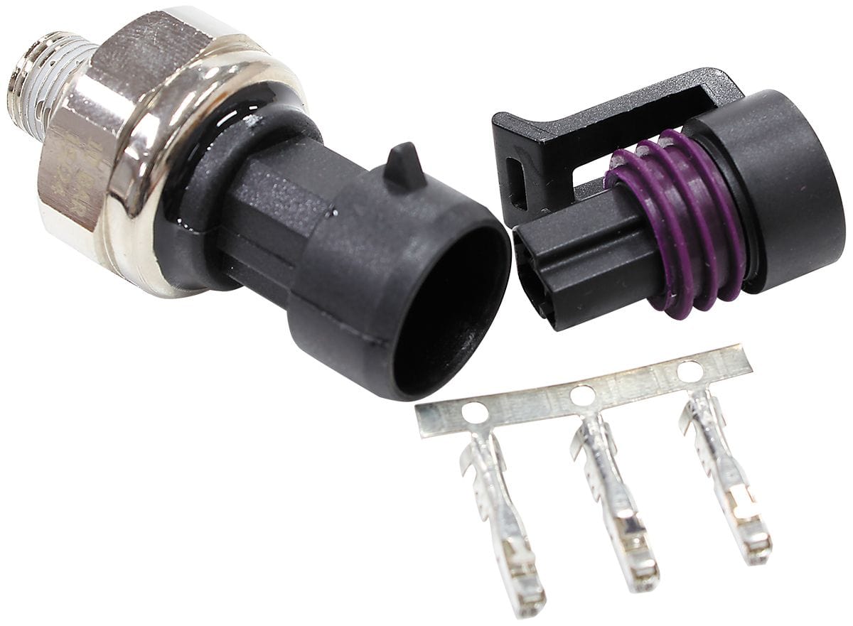 Aeroflow Performance 1/8" NPT Thread Aeroflow Pressure Sensor (Transducer) 150psi (10 Bar) for Oil, Fuel or Boost AF49-1551 SR