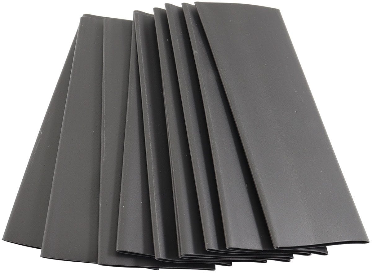 Aeroflow Performance 10 Piece Kit, 4-1/4 Inch Long, 2:1 Shrink Ratio Aeroflow Black Heat Shrink Refill Kit 1" (25mm) AF49-8989BLK SR