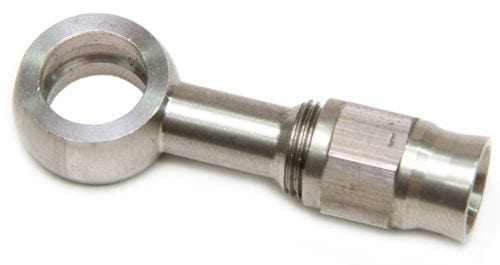 Aeroflow Performance 10mm (3/8") Banjo to -3AN PTFE Hose Aeroflow Stainless Steel Straight Banjo Fitting (Long) AF210-03L SR