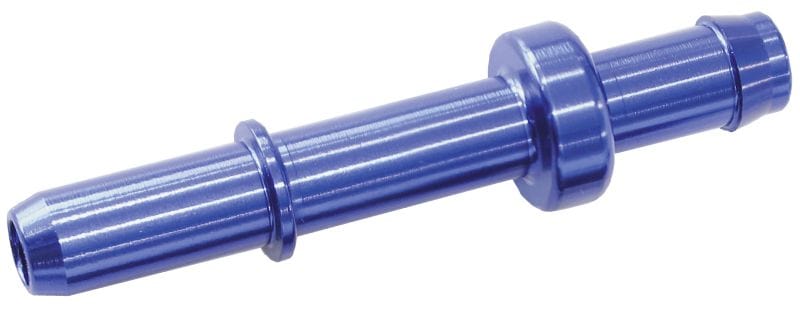 Aeroflow Performance 10mm/3/8" Barb to male hard tube, Blue Aeroflow Push-In to Barb EFI Fuel Fitting AF810-06 SR
