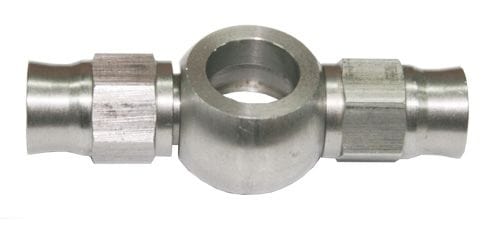 Aeroflow Performance 10mm (3/8") Double Ended Banjo to -3AN PTFE Hose Aeroflow Stainless Steel Banjo Fitting with Double Ends AF210-03-03 SR