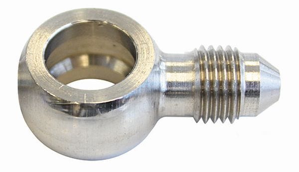 Aeroflow Performance 10mm (3/8") to -3AN Male Aeroflow Stainless Steel Short Banjo to Male AN -3AN AF310-03 SR