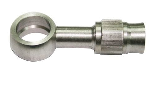 Aeroflow Performance 11.2mm (7/16") Banjo to -3AN PTFE Hose Aeroflow Stainless Steel Straight Banjo Fitting (Long) AF213-03L SR