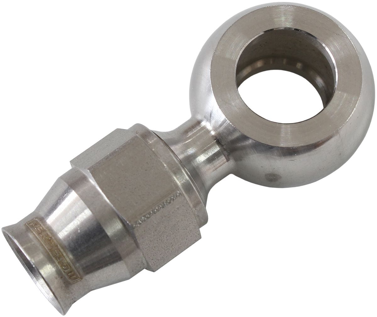 Aeroflow Performance 11.2mm (7/16") Banjo to -4AN PTFE Hose Aeroflow Stainless Steel Straight Banjo Fitting AF213-04 SR