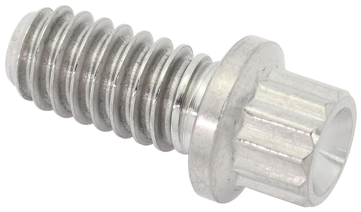 Aeroflow Performance 12 Point Head, Natural Finish, Sold Single. Aeroflow 1/4-20", UHL 0.500" Titanium Bolt AF3511-0500 SR