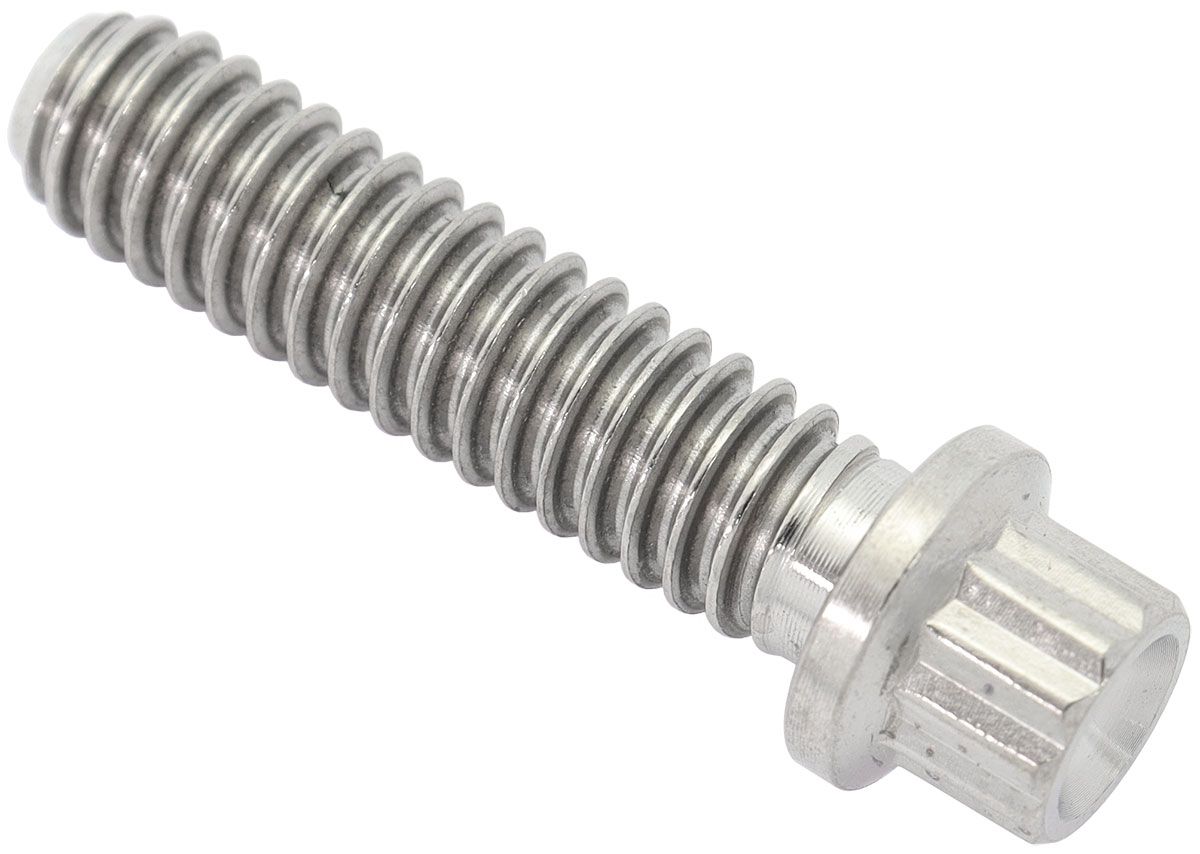 Aeroflow Performance 12 Point Head, Natural Finish, Sold Single. Aeroflow 1/4-20", UHL 1.00" Titanium Bolt AF3511-1000 SR