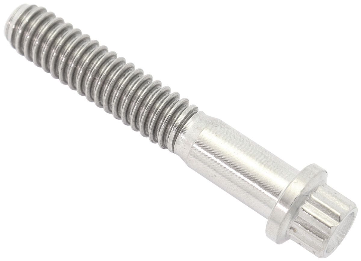 Aeroflow Performance 12 Point Head, Natural Finish, Sold Single. Aeroflow 1/4-20", UHL 1.50" Titanium Bolt AF3511-1500 SR