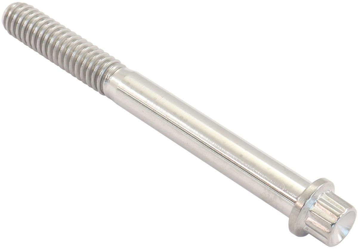 Aeroflow Performance 12 Point Head, Natural Finish, Sold Single. Aeroflow 1/4-20", UHL 2.50" Titanium Bolt AF3511-2500 SR