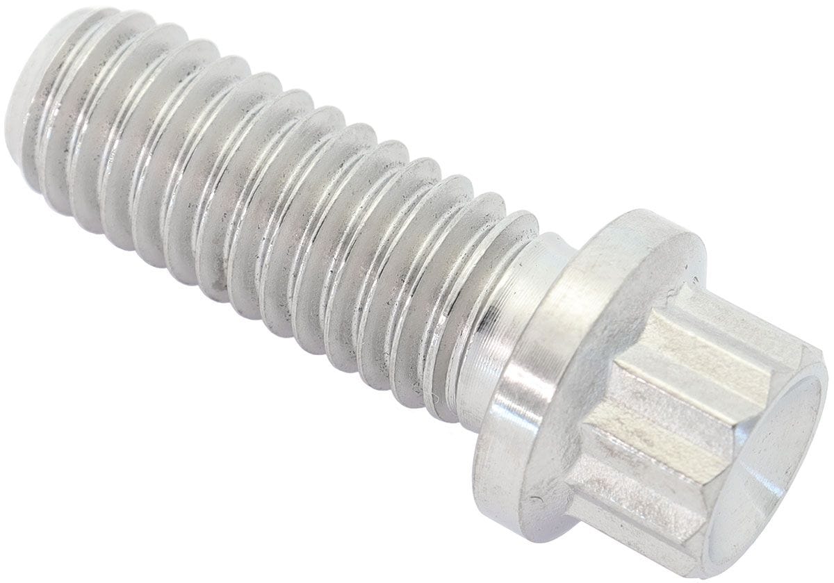 Aeroflow Performance 12 Point Head, Natural Finish, Sold Single. Aeroflow 3/8-16", UHL 1.00" Titanium Bolt AF3514-1000 SR