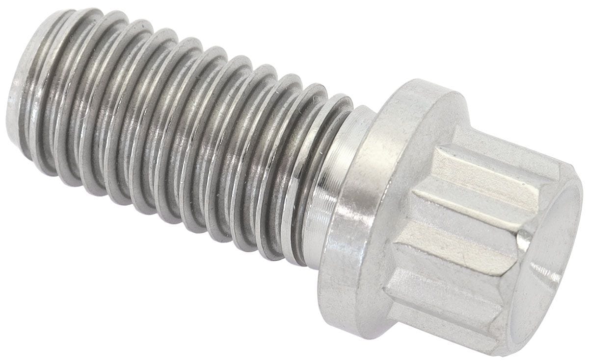 Aeroflow Performance 12 Point Head, Natural Finish, Sold Single. Aeroflow M10 x 1.50mm, UHL 20mm Titanium Bolt AF3504-0787 SR