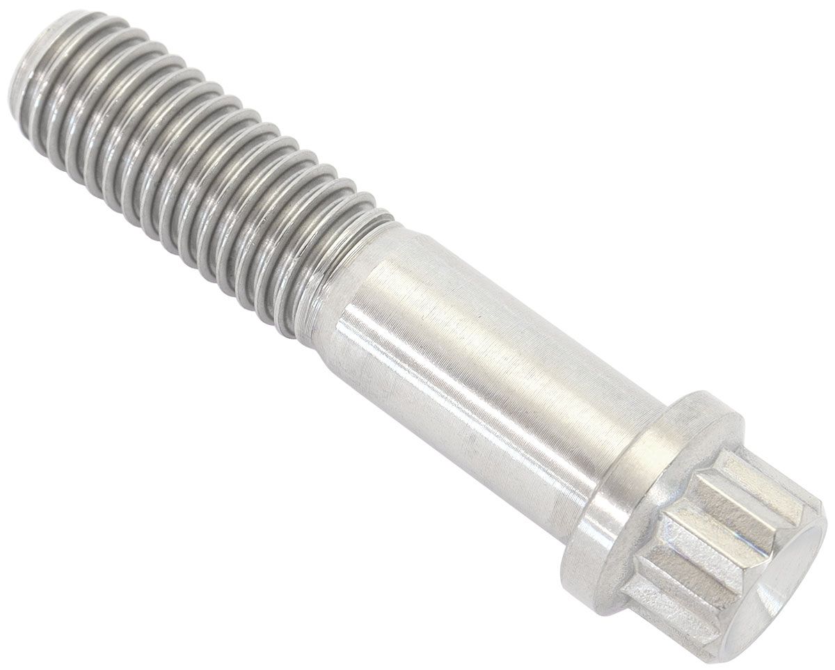 Aeroflow Performance 12 Point Head, Natural Finish, Sold Single. Aeroflow M10 x 1.50mm, UHL 45mm Titanium Bolt AF3504-1771 SR