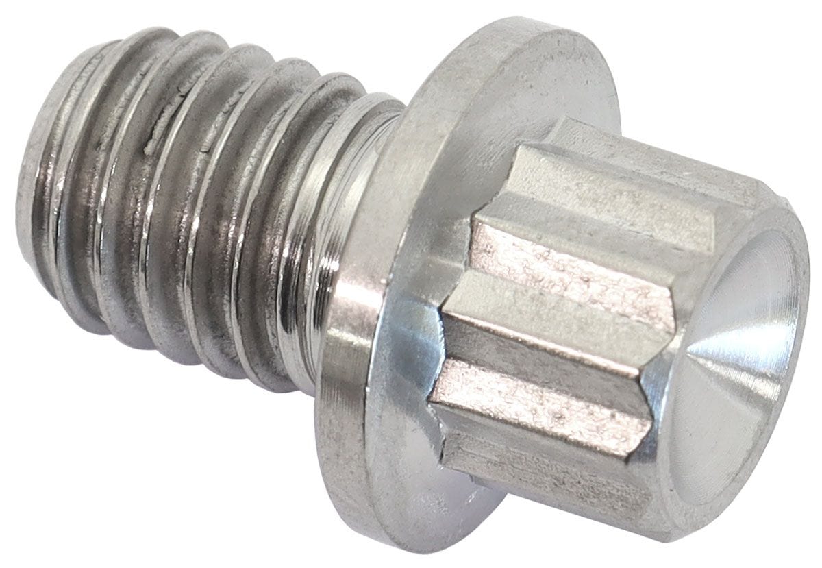 Aeroflow Performance 12 Point Head, Natural Finish, Sold Single. Aeroflow M8 x 1.25mm, UHL 10mm Titanium Bolt AF3502-0393 SR
