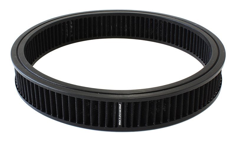 Aeroflow Performance 14" x 3", washable cotton filter element equivalent to A133 Aeroflow Replacement Round Air Filter Element AF2041-1650 SR