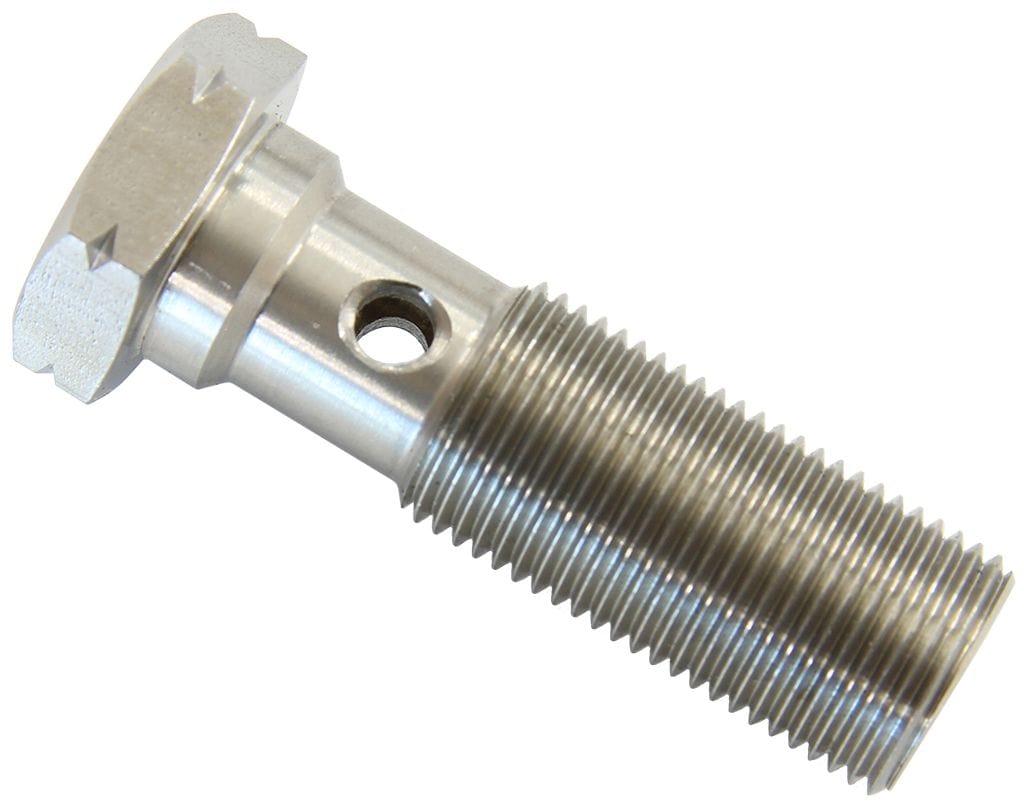 Aeroflow Performance 25mm Length Aeroflow Stainless Steel Banjo Bolt 7/16"-24 AF303-04L SR