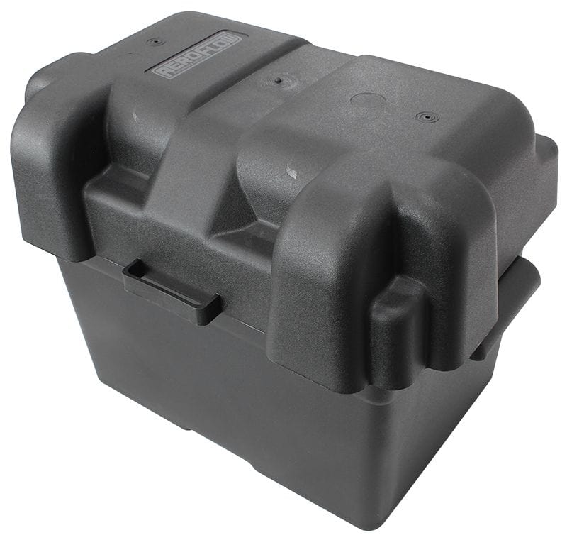 Aeroflow Performance 260mm (10-15/64") x 180mm (7") x 200mm (7-7/8") Aeroflow Battery Box AF49-4052 SR