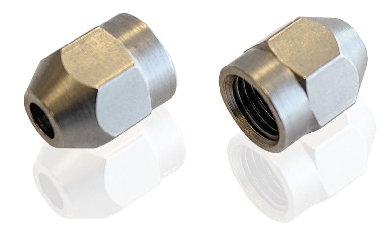 Aeroflow Performance 3/16" to -3AN, 2 per packet Aeroflow Stainless Steel Hard Line Tube Nut AF390-03 SR