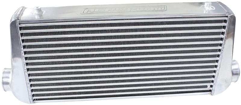 Aeroflow Performance 3" Slip On Inlet and Outlet with 2 M8x1.25mm Mounting Bosses Aeroflow 600x300x100mm Street Series Aluminium Intercooler, Polished Finish AF90-1004 SR