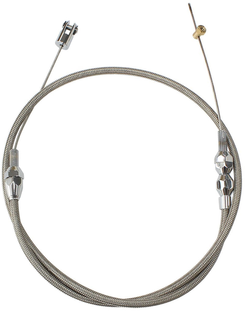 Aeroflow Stainless Steel Throttle Cable - Polished AF42-1101LS1