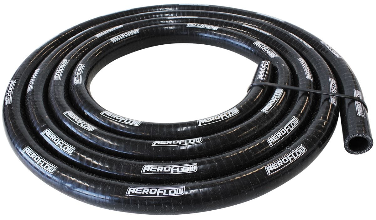 Aeroflow Performance 5ft. (1.5 metre) Length Aeroflow Gloss Black Silicone Heater Hose 1" (25mm) I.D AF9251-100-5 SR