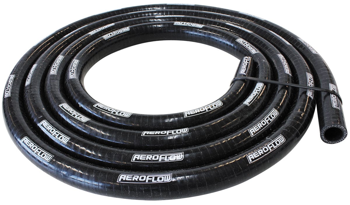 Aeroflow Performance 5ft. (1.5 metre) Length Aeroflow Gloss Black Silicone Heater Hose 3/8" (10mm) I.D AF9251-038-5 SR