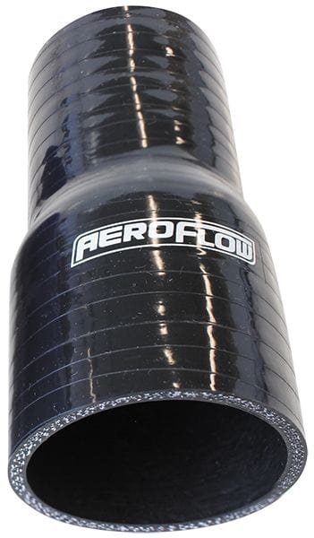 Aeroflow Performance 5mm Wall Thickness, 127mm Length Aeroflow Gloss Black Straight Silicone Reducer / Expander Hose 4.5" (114mm) to 4" (102mm) SR