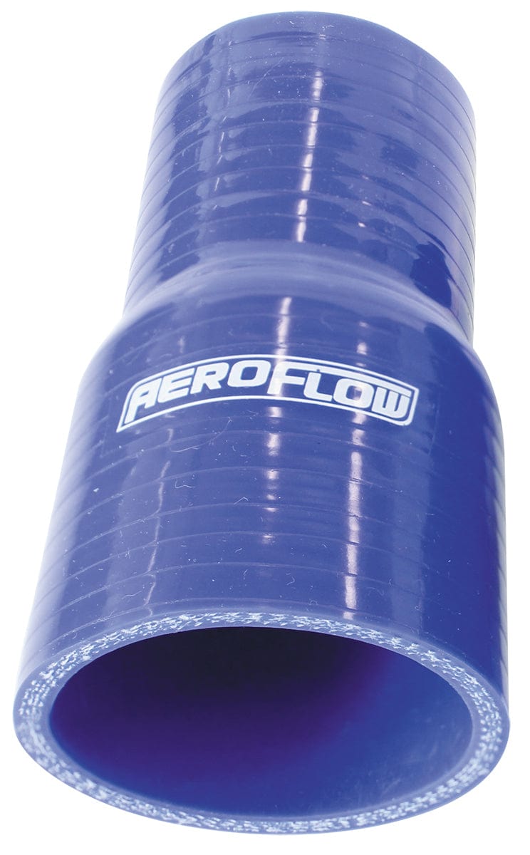 Aeroflow Performance 5mm Wall Thickness, 127mm Length Aeroflow Gloss Blue Straight Silicone Reducer / Expander Hose 3-3/4" (95mm) to 3" (76mm) SR