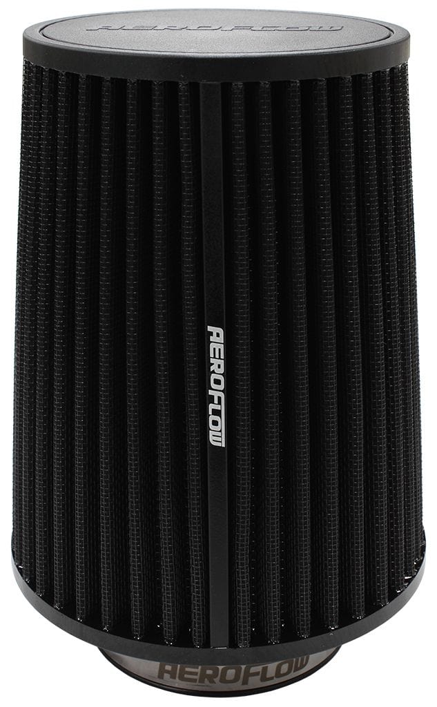Aeroflow Performance 7.2" (183mm) High x 5-29/32" (150mm) Base O.D x 4.9" (125mm) Top O.D Aeroflow Universal 3-1/8" (79mm) Clamp-On Polyurethane Tapered Pod Filter AF2711-5100 SR
