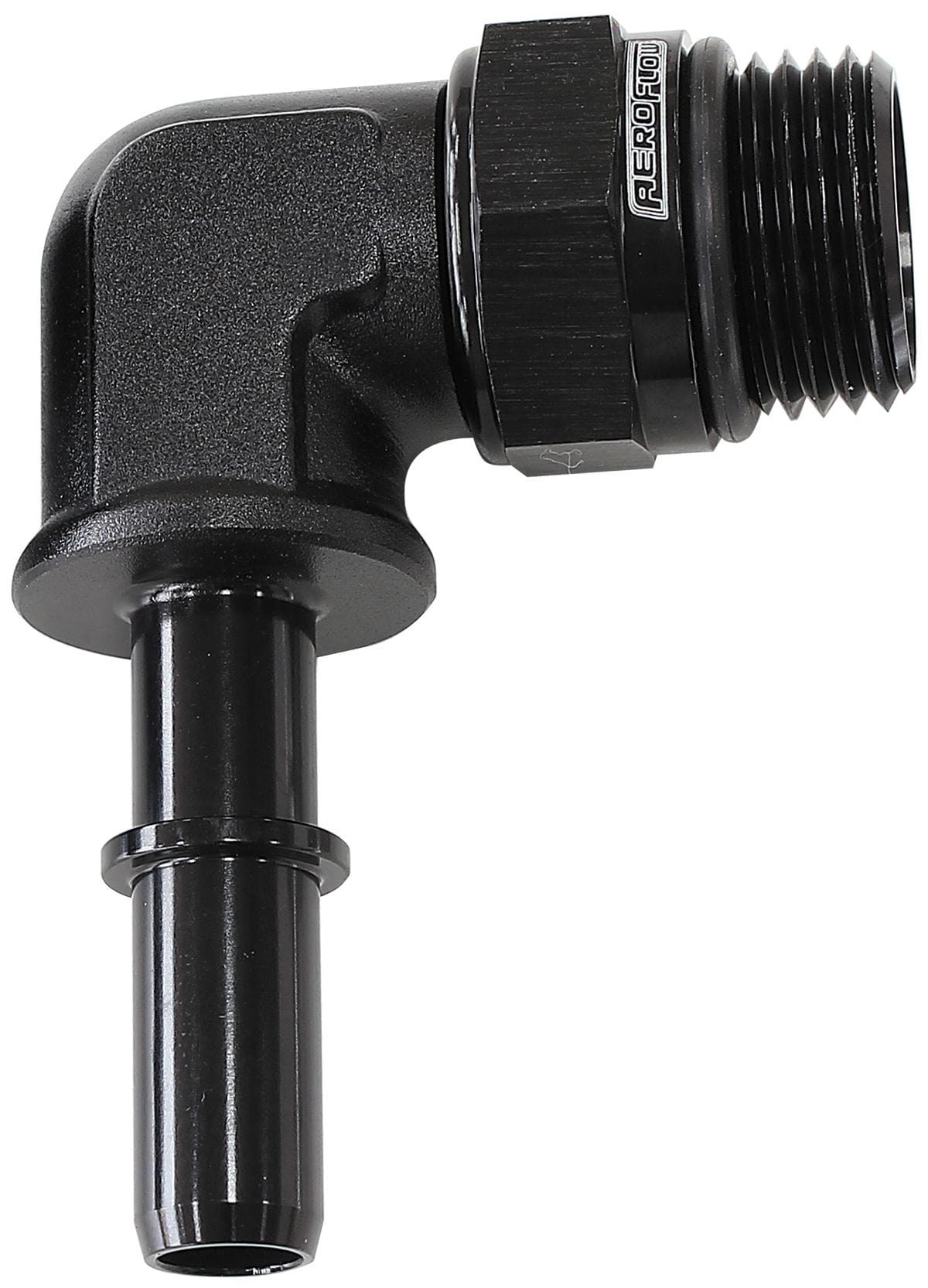 Aeroflow Performance 9.52mm (3/8) to -8 ORB Aeroflow Push-On EFI Fuel Fittings - Black AF812-08-06BLK SR
