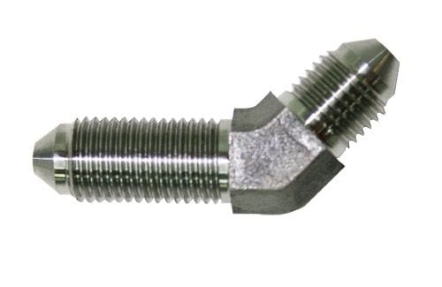 Aeroflow Performance Aeroflow 45° Stainless Steel Bulkhead -4AN AF321-04 SR