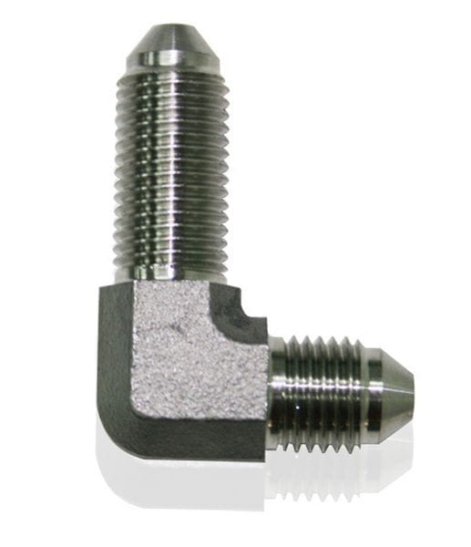 Aeroflow Performance Aeroflow 90° Stainless Steel Bulkhead -4AN AF323-04 SR