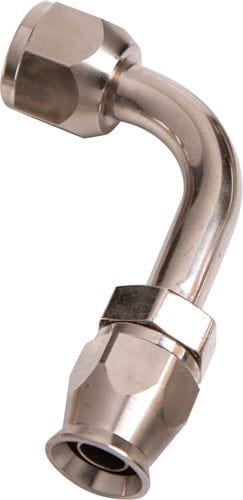 Aeroflow Performance Aeroflow A/C 90° Fitting #10 (without Charge Port) AFFCE-1090 SR